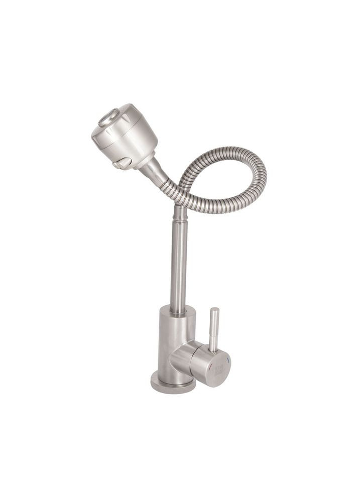 Смеситель для кухни Aria с гибким изливом (k35) LDARI015F41NKS45306 Nickel LIDZ 015F41 (323485723)