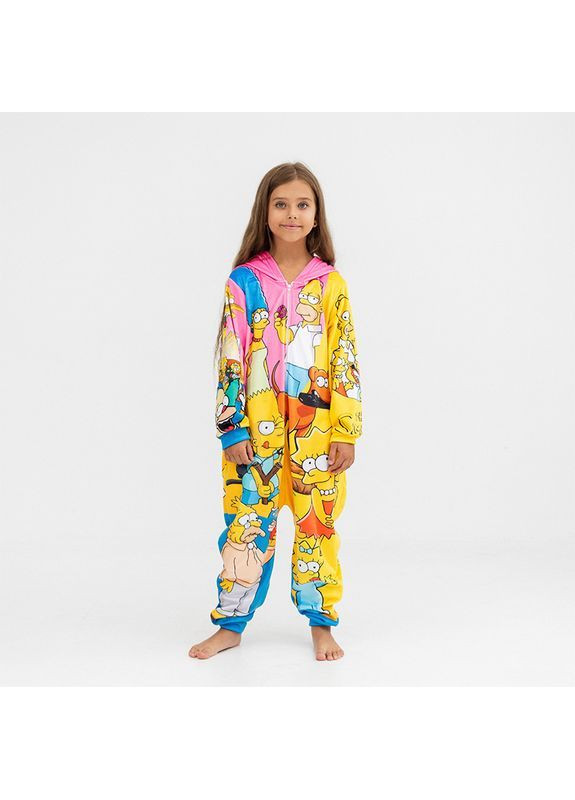 Комбинированная всесезон кигуруми « the simpsons » No Brand