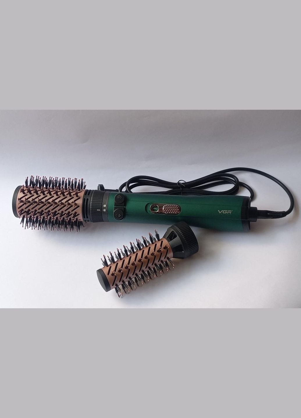 Фен щетка для волос 2в1 Green 1200 Вт VGR V-498 (315438086)
