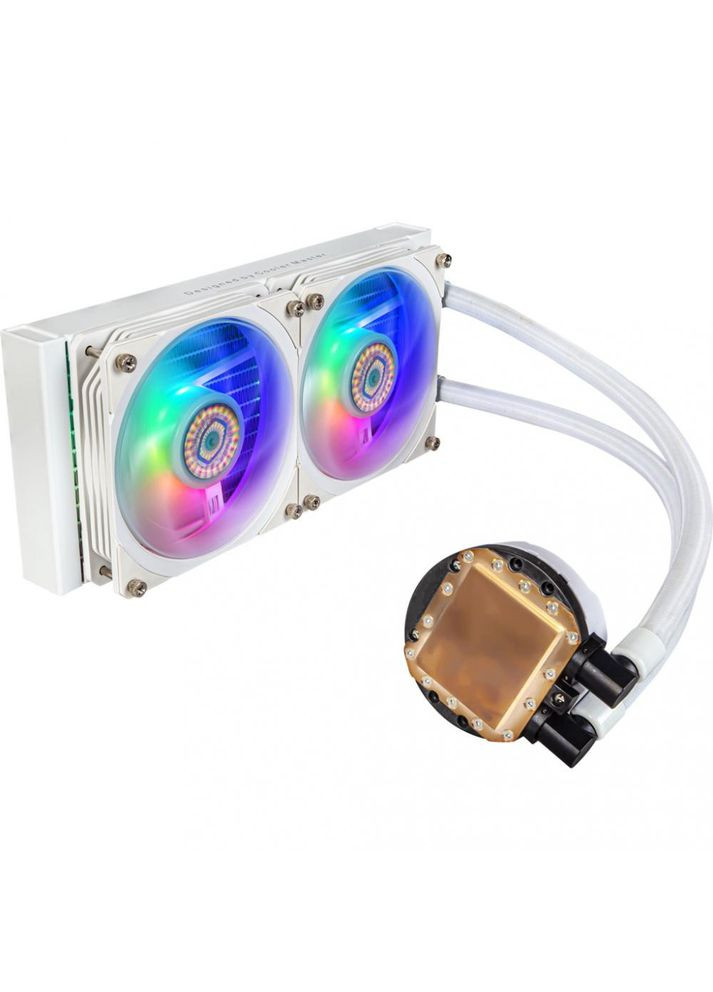 Водяное охлаждение MasterLiquid PL240 Flux White Edition (MLYD24M-A23PZ-RW) Cooler Master (314976401)