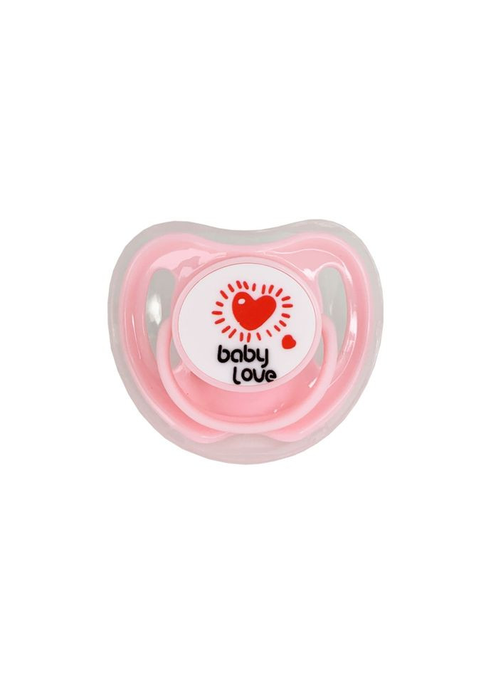 Пустышка силиконовая круглая Mega Zayka MGZ-0516(Pink) с колпачком Megazayka (300638008)