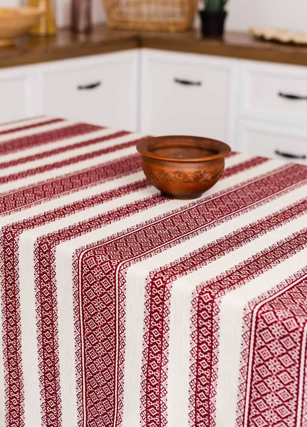 Скатерть вышитая с украинским орнаментом 3.0м х 1.5м (кет2530) Homedec - (316472147)