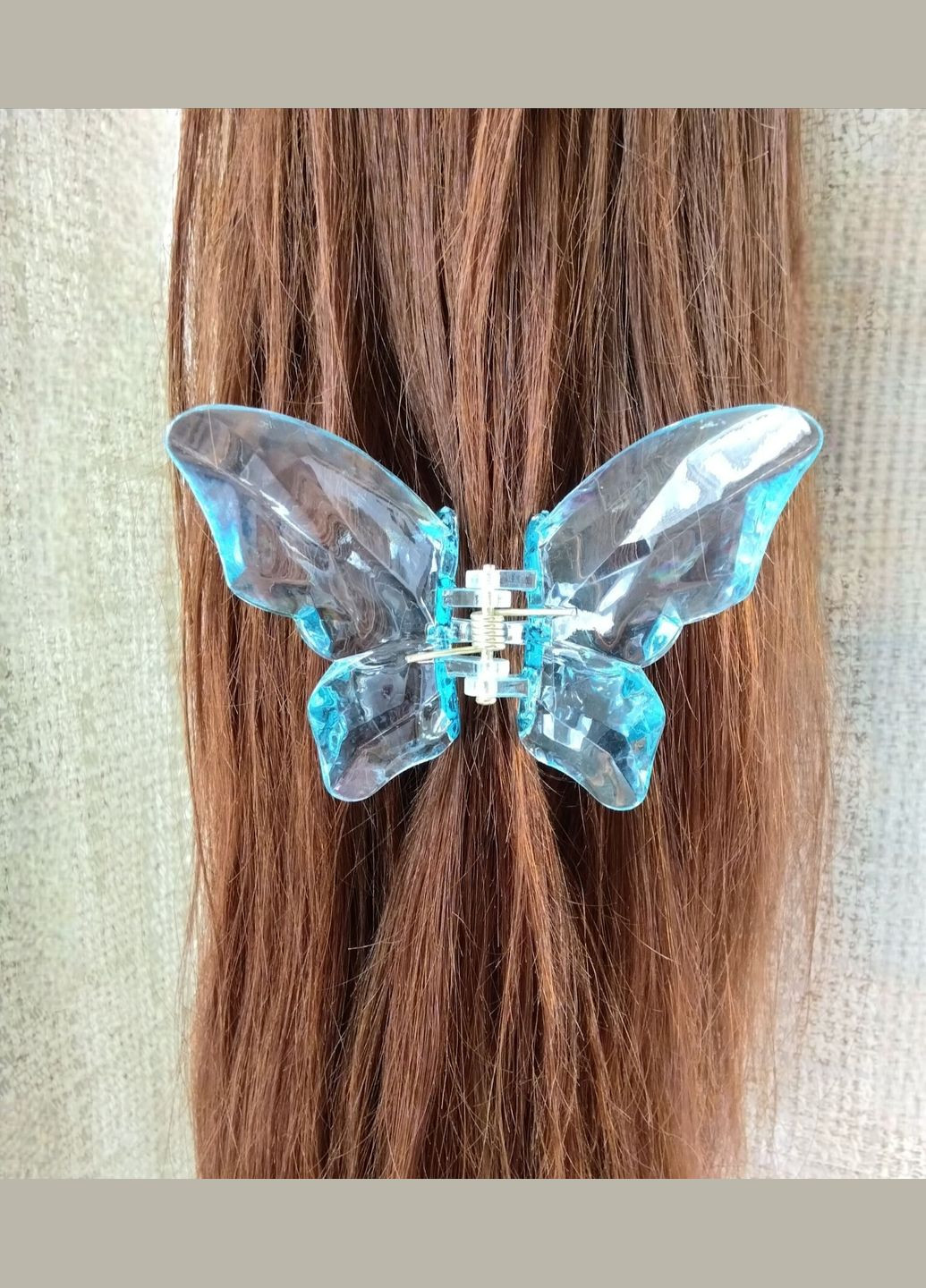 Краб для волосся " Метелик" прозорий No Brand (342323449)