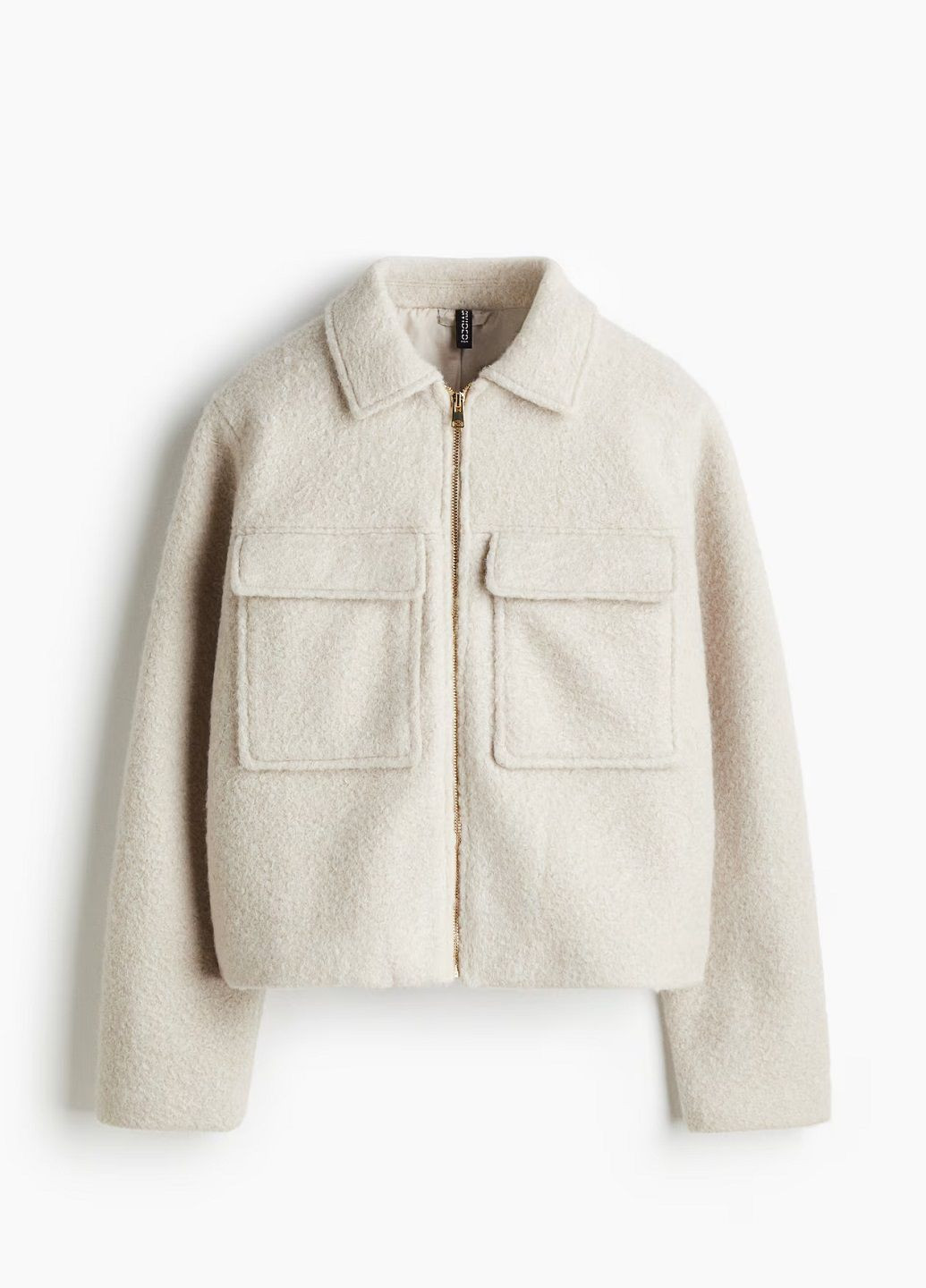 Светло-бежевая демисезонная куртка H&M