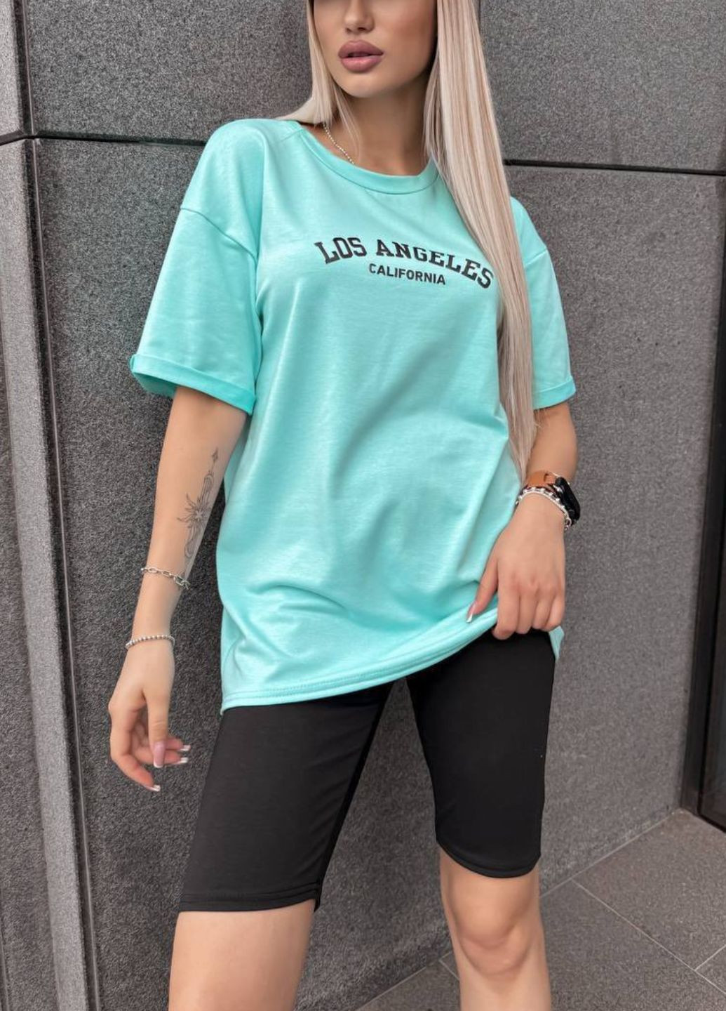 Комплект «LOS ANGELES» двійка: футболка та велосипедки Tik-Tak (326769907)