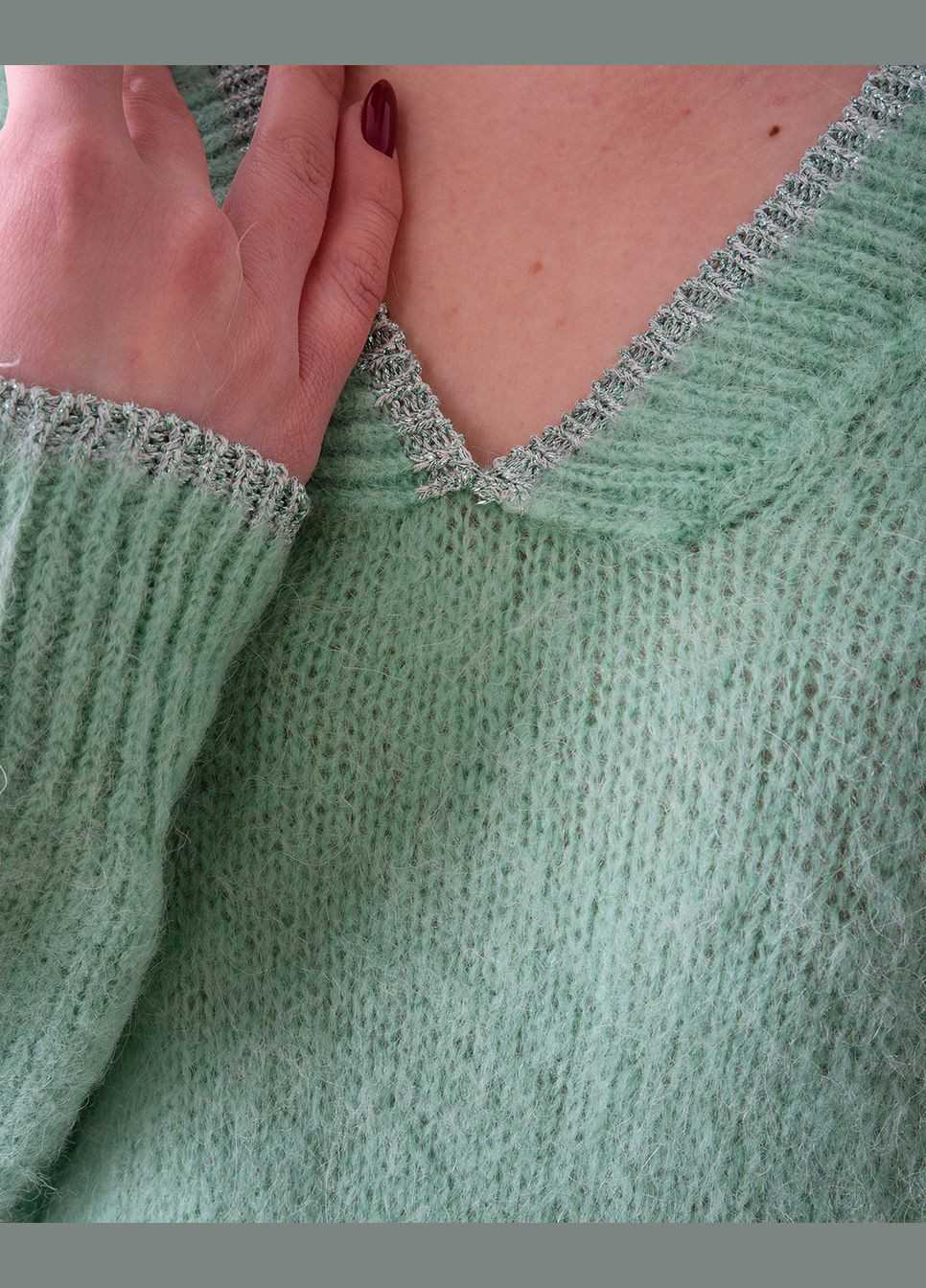 Мятный джемпер женский Liu Jo