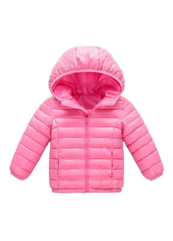 Розовая демисезонная куртка детская однотонная bebe cool ( ) (10220) Qoopixie