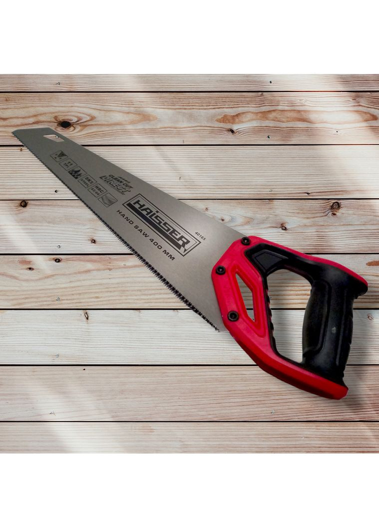 Ножовка по дереву 400 мм, 11TPI, 3D, SK5, Direct (арт.40165) Haisser (337360706)