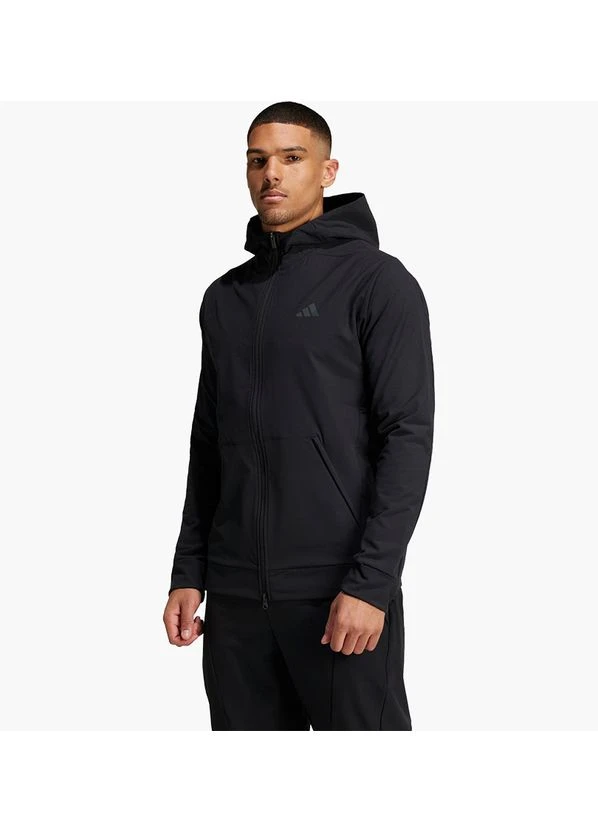 Толстовка Designed For Training Cold.Rdy Full-Zip Black IN5607 adidas (397998627)