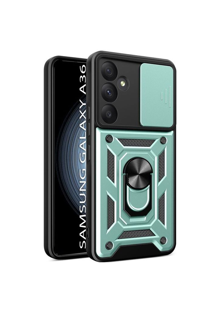 Чохол до мобільного телефона Military Samsung Galaxy A36 SM-A366 Dark Green (712864) BeCover (337170025)