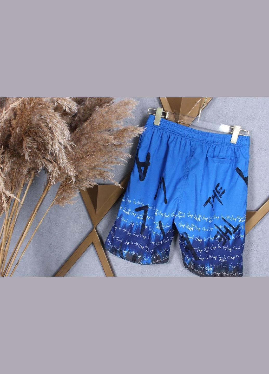 Фабричні шорти для чоловіків нова колекція D-2395 Синій 4XL(58) Sofia (268025170)