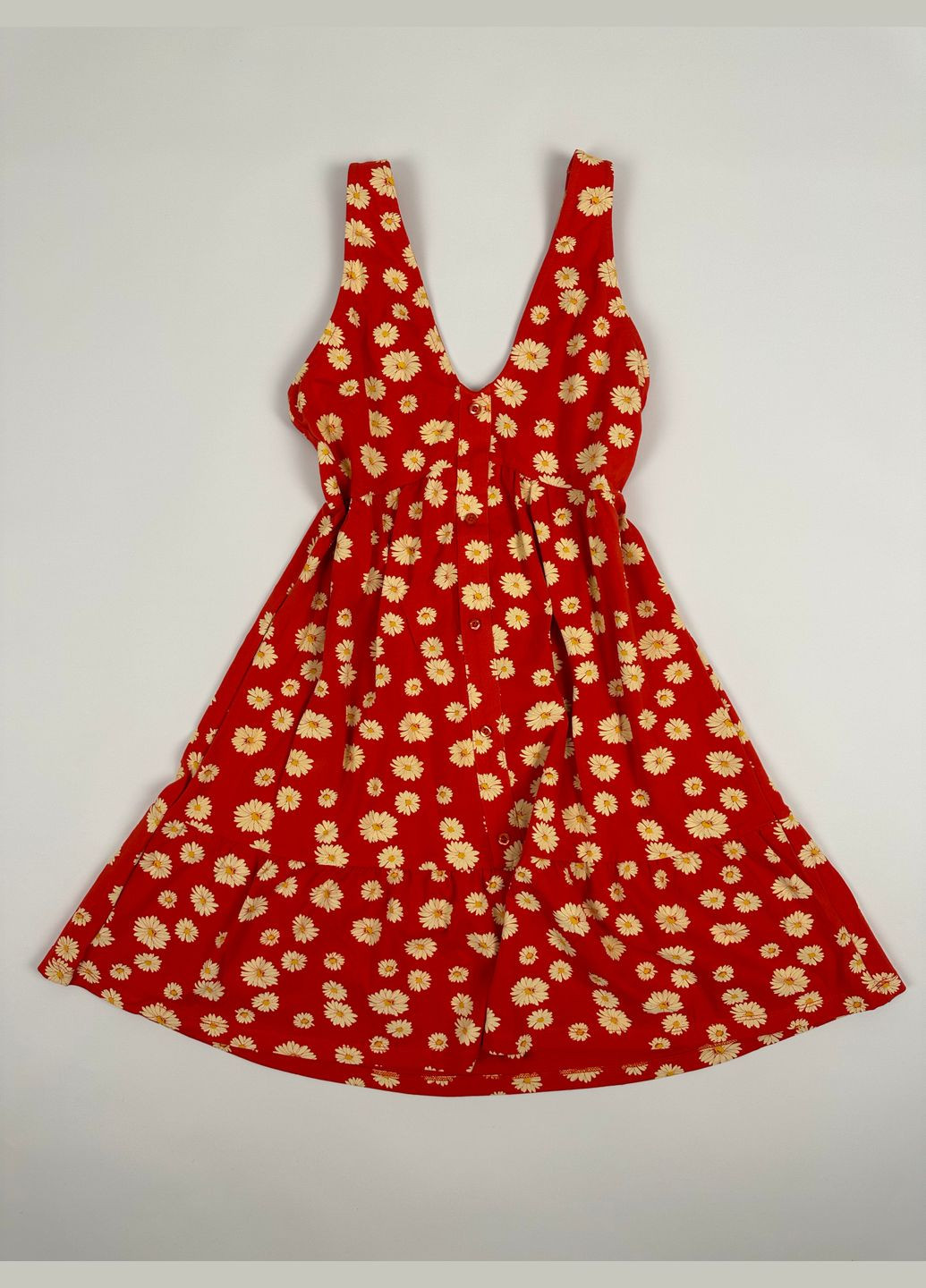 Красное платье Asos с цветочным принтом