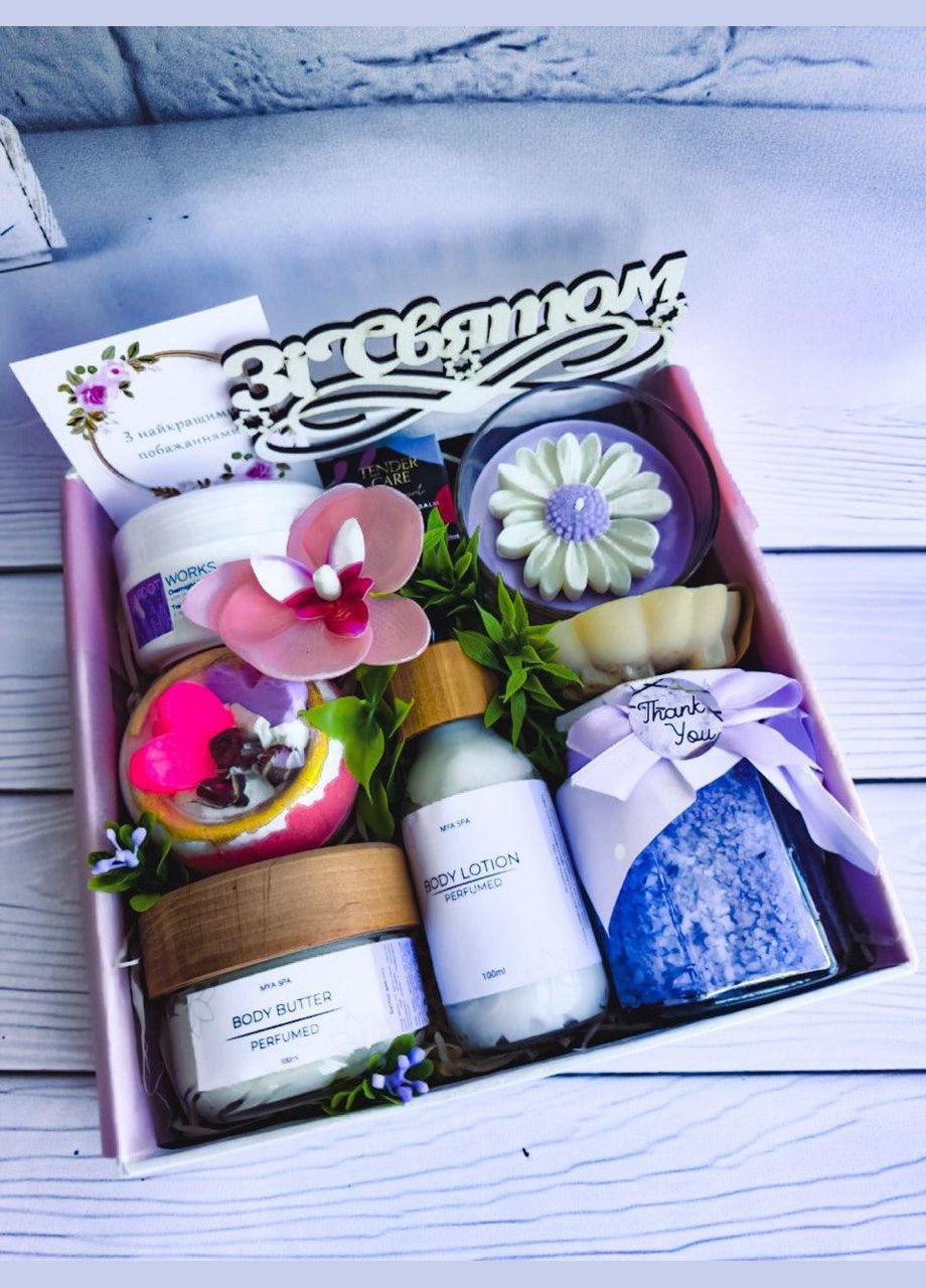 Подарочный набор для женщины SPA-релакс Натуральная косметика ручной работы Идея подарка на праздник No Brand (340535680)