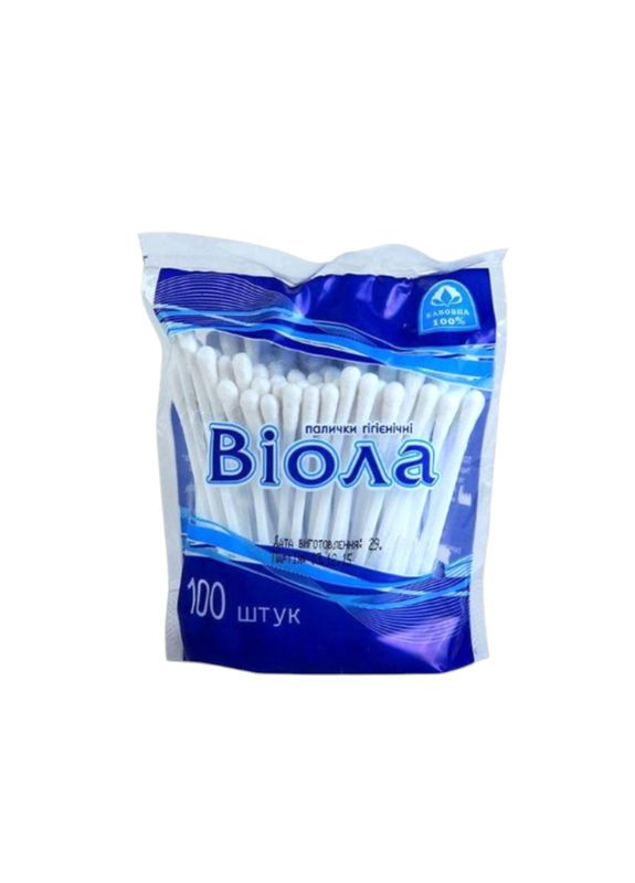 Палочки гигиенические полиэтилпакет ( 100 шт.) 0216 Viola (340110063)