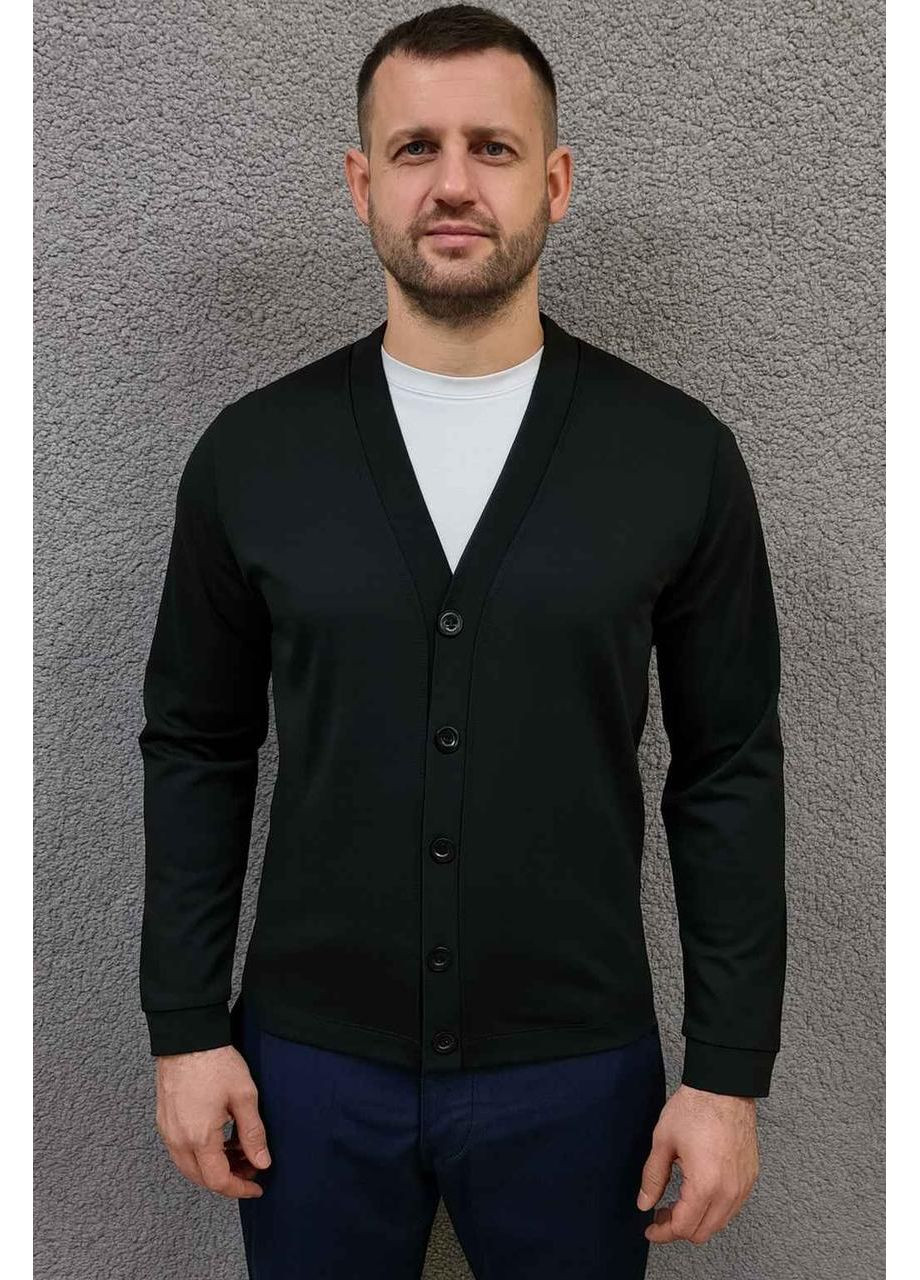 Черный демисезонный кардиган No Brand