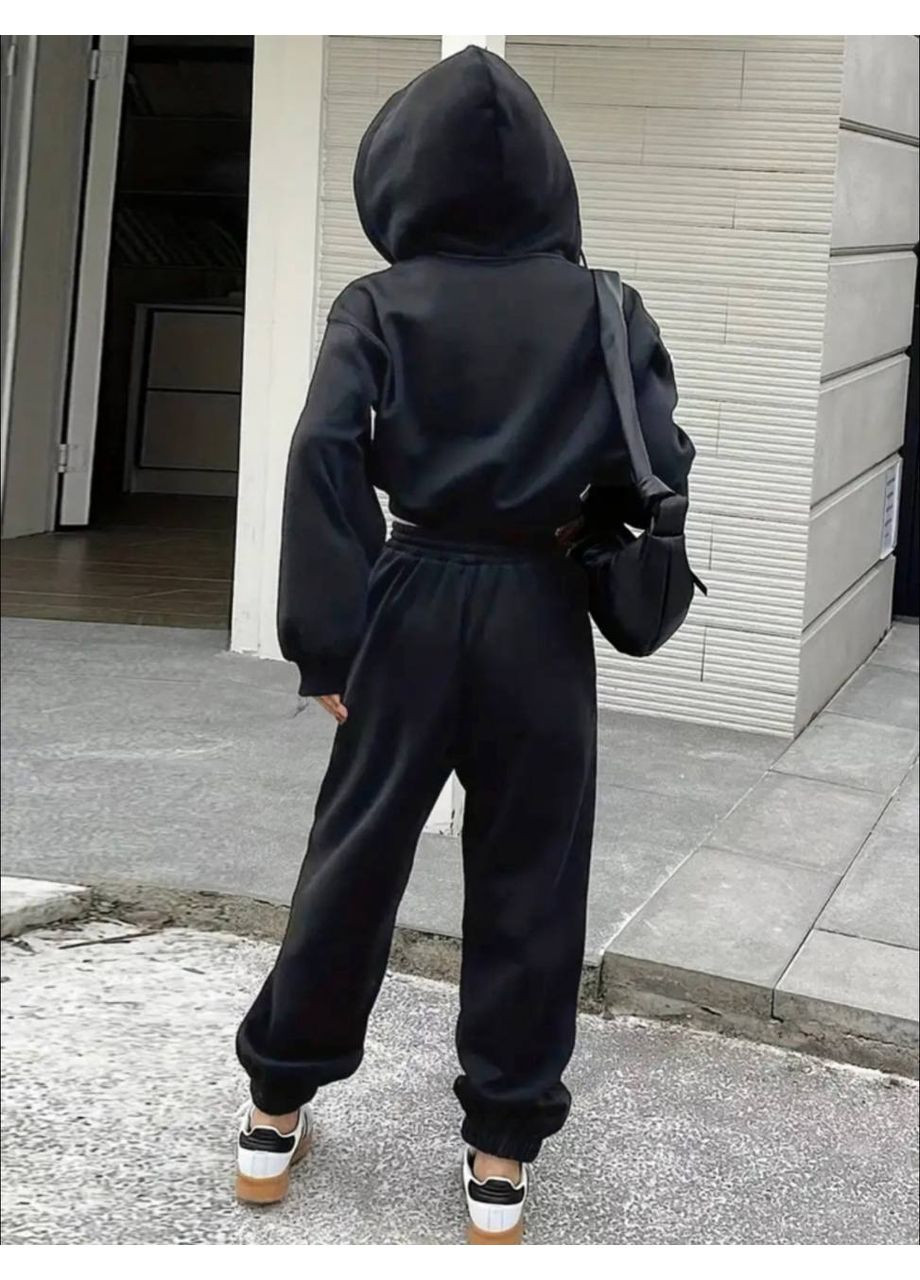 Теплый костюм-двойка из трехнитки на флисе (худые + джогеры) | Замеры в описании DK/DL Мода без кордонів (361929424)