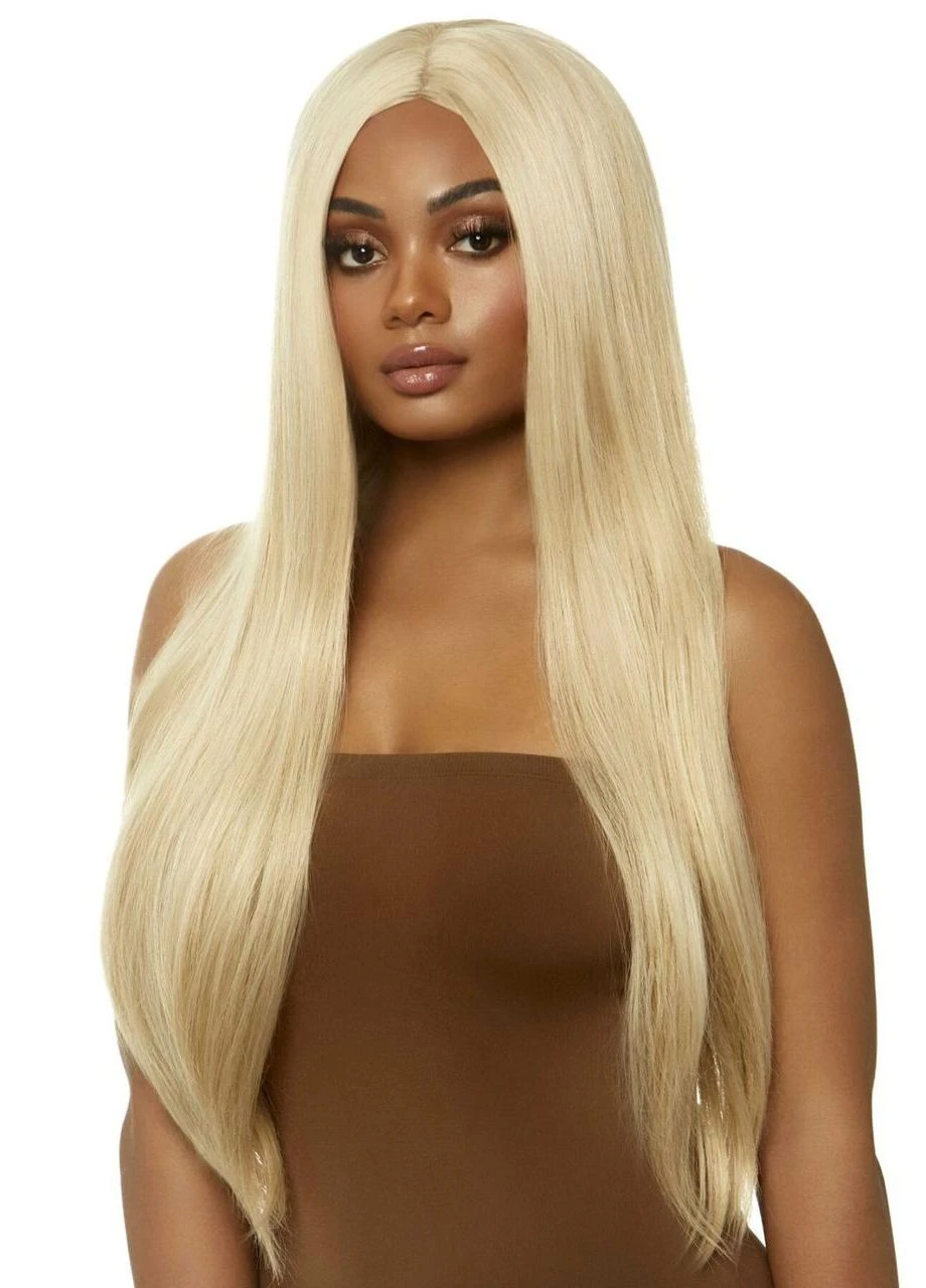 Leg Avenue Long straight center part wig Blond No Brand (303890101)