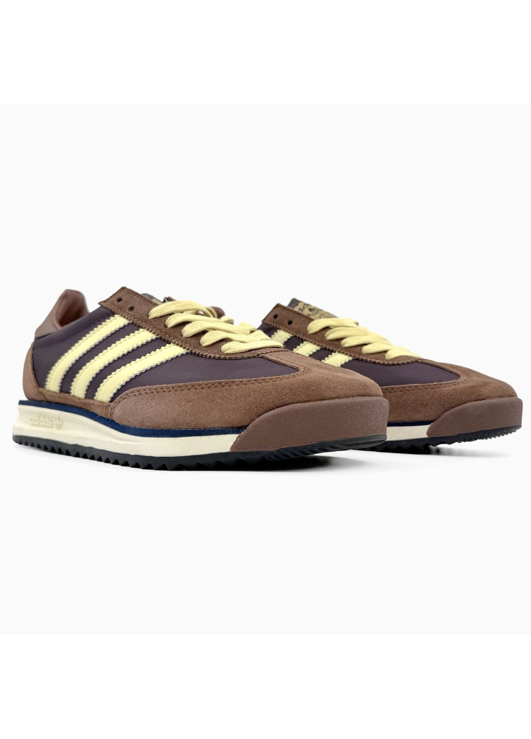 КРОСІВКИ ЖІНОЧІ ADIDAS SL 72 OG BROWN / YELLOW АДІДАС СЛ 72 No Brand комбіновані демісезони (367174989)