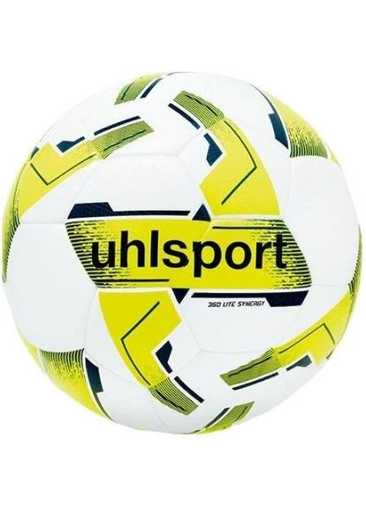 Футбольний м'яч біло-жовто-синій Розмір 5 1001721 02 Uhlsport 350 LITE SYNERGY (397405429)