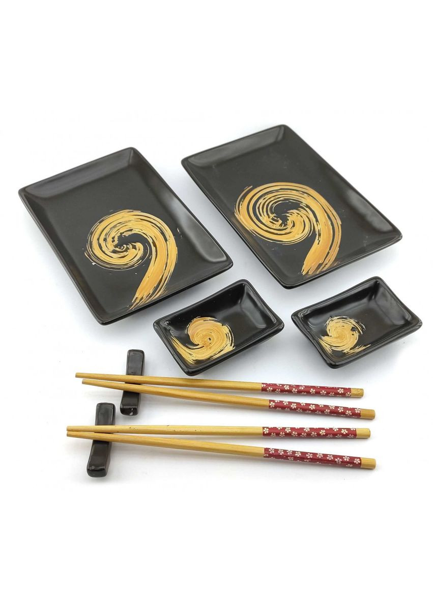 Сервіз для суші 28х28,3х3,5 см Спіраль No Brand (317042005)