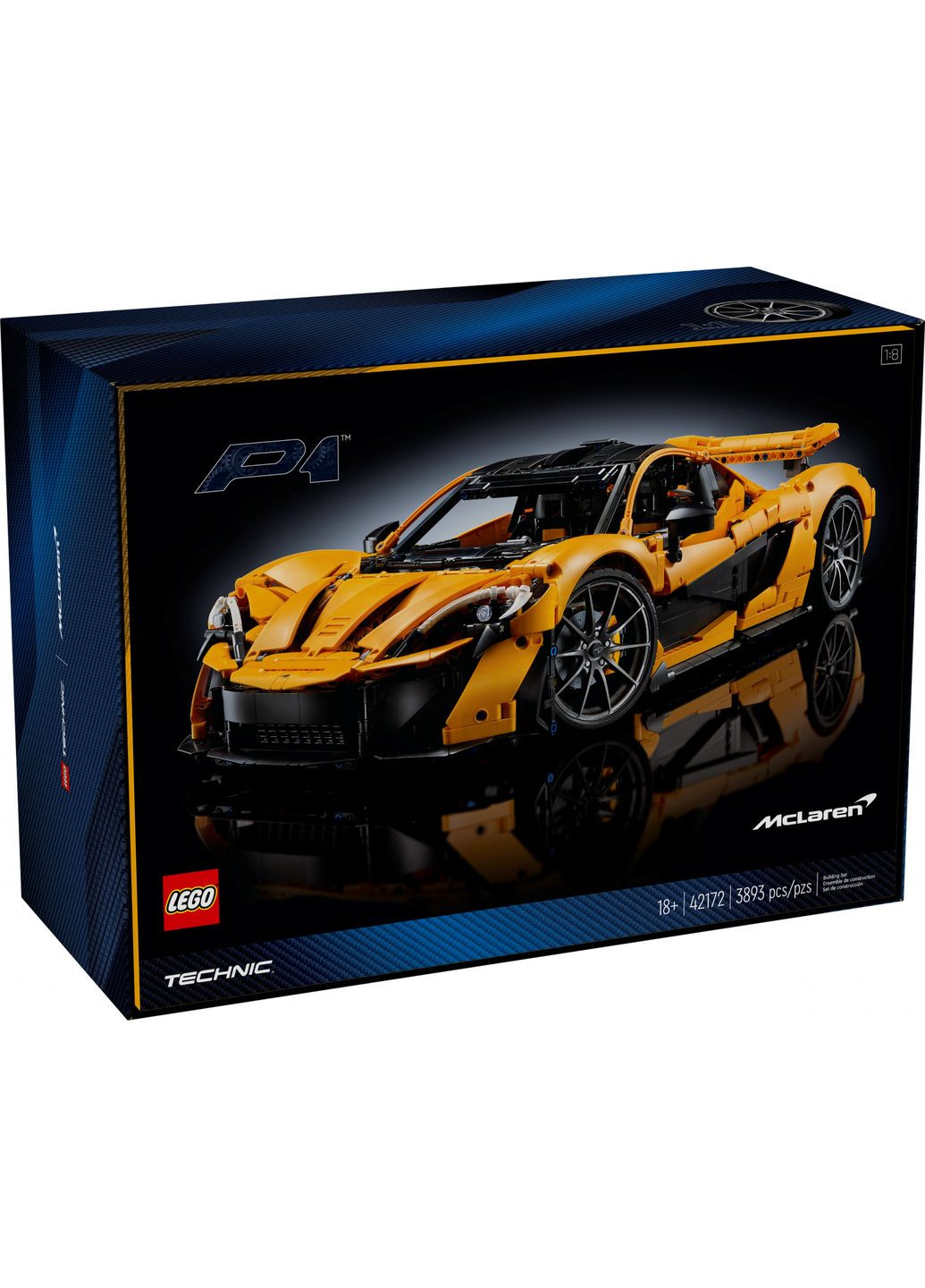 Авто-конструктор Макларен P1 (42172) Lego (316631430)