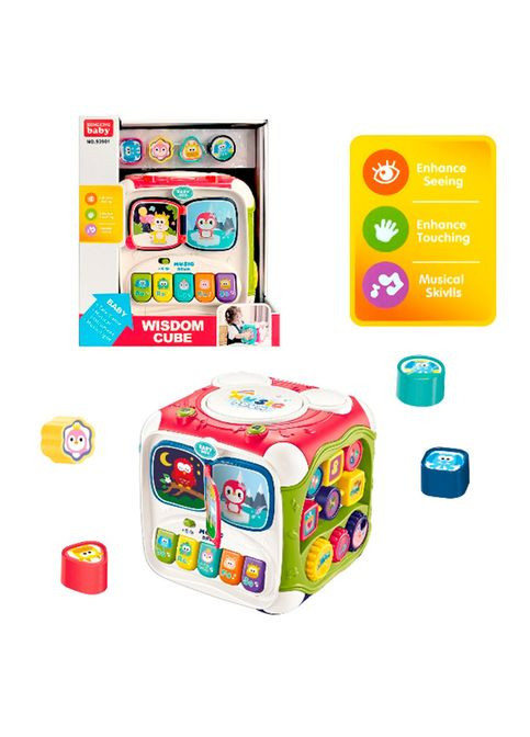 Гра з кубом-сортером, бізікубом, піаніно і барабаном, англ. мова (93901) No Brand (361400804)