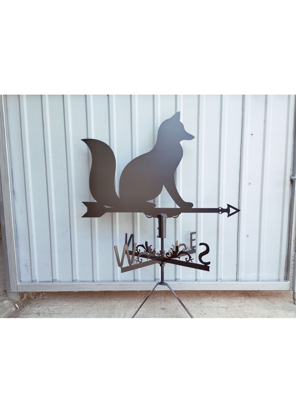 Флюгер Лисиця, флюгер на дах з металу 2 мм. No Brand (368896361)