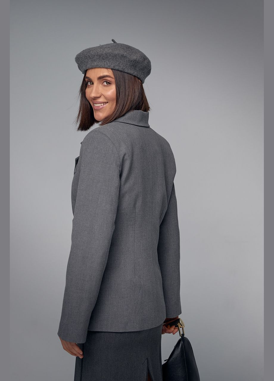 Жіночий однобортний піджак приталеного крою 11017 Lurex (280910034)