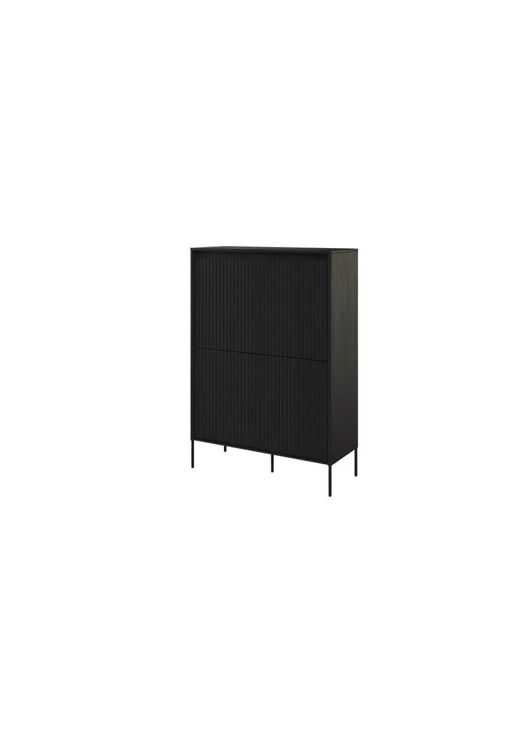 Комод високий 4д Тренд / Trend чорний з підсвіткою TR-03 LENART (356683966)