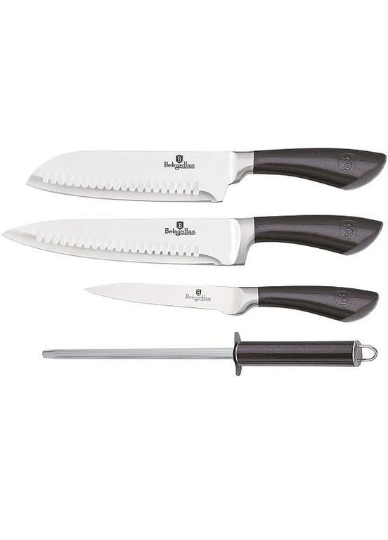 Набір литих ножів 4 пр. Metallic Line Carbon Pro Edition BH2497 Berlinger Haus комбінований,