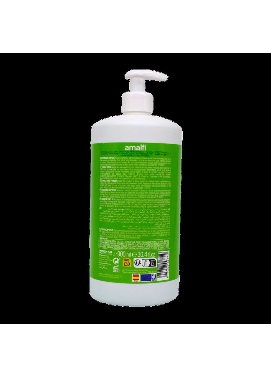 Шампунь Anticaspa Anti-Dandruff с дозатором 900 мл Amalfi (361044822)