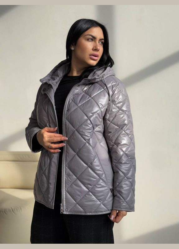 Сіра демісезонна куртка юстина куртка-лайнер Mirage