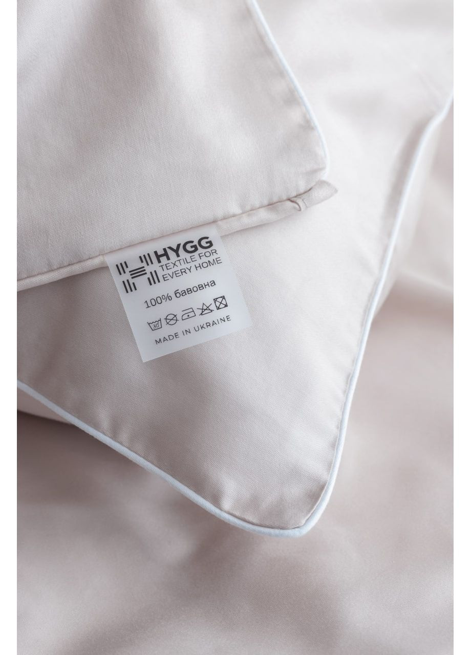 Комплект односпального постельного белья на резинке с кантом HYGG (368830561)
