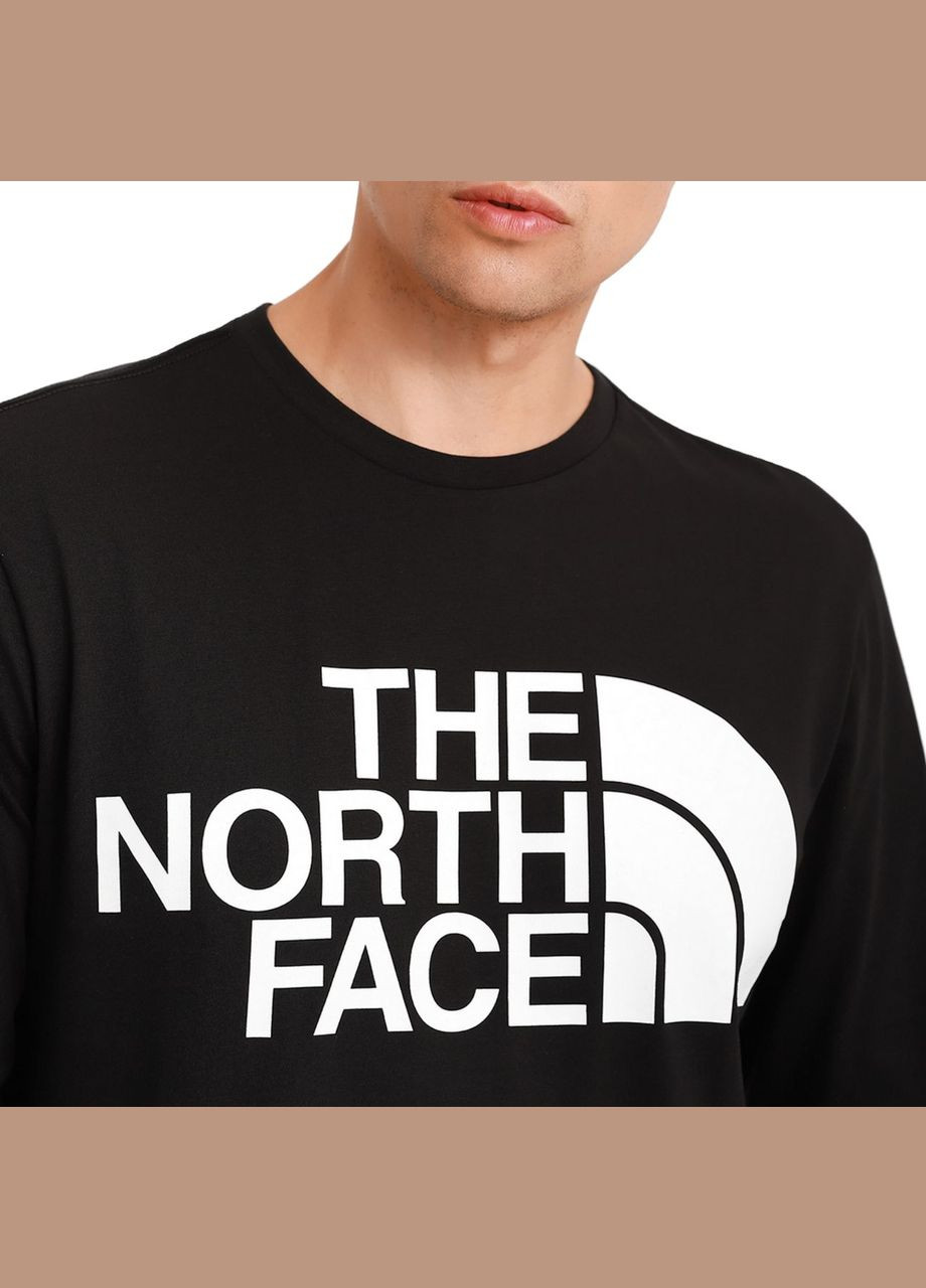 Черный демисезонный лонгслив The North Face