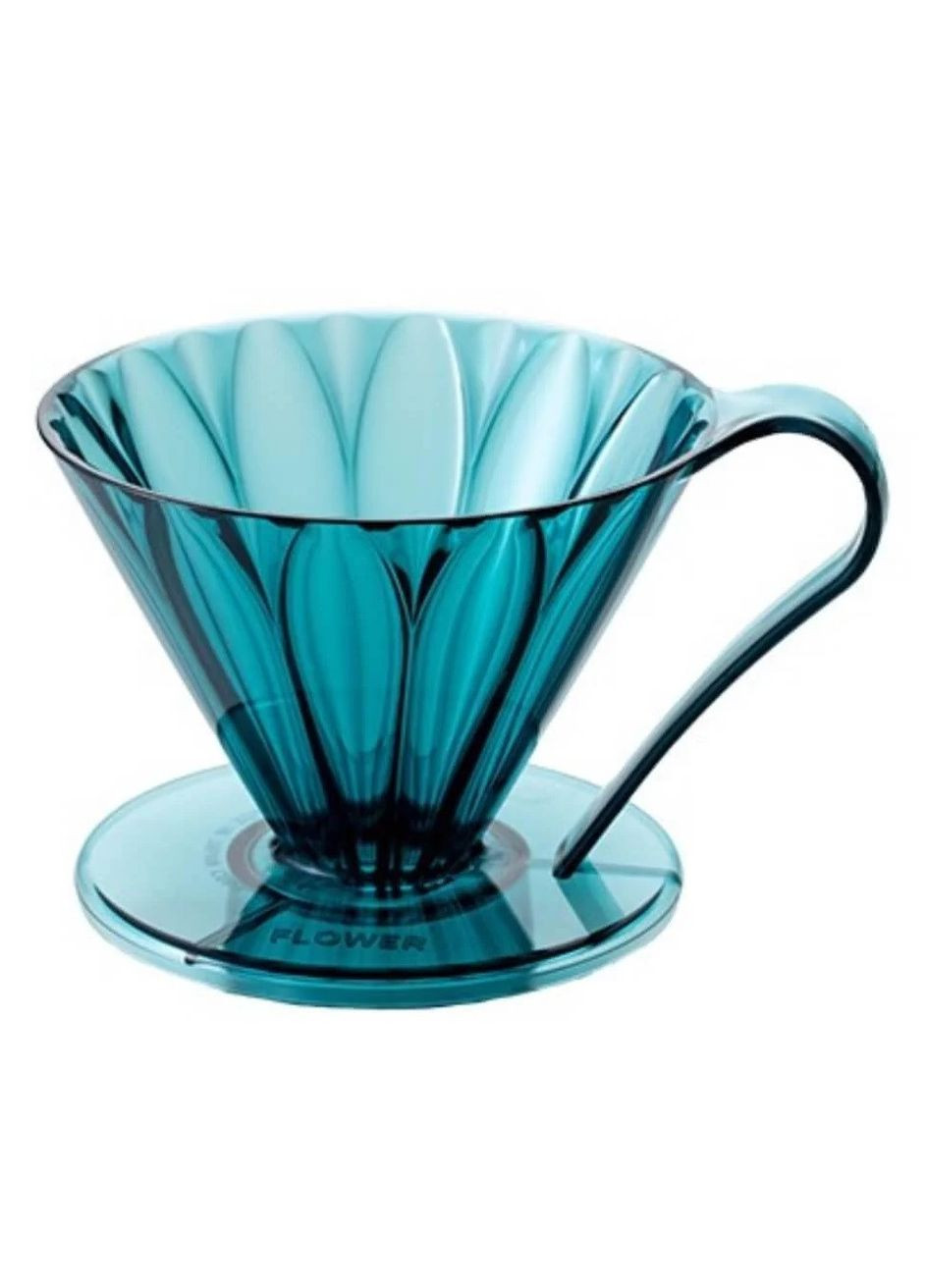 Пуровер Cafec Flower Dripper Tritan Blue Green (R-TFD-4СBG-VS) No Brand (303348986)