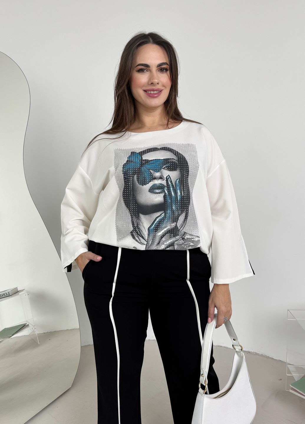 Женский костюм со стразами No Brand (319327449)