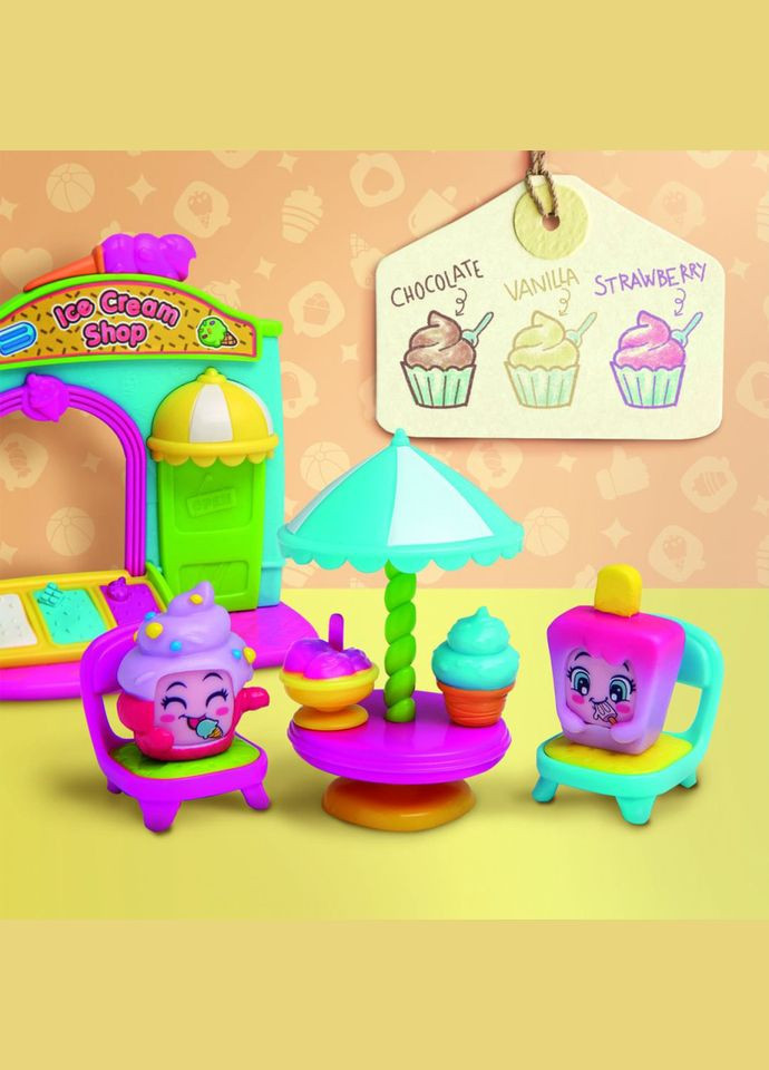 Игровой набор Джелатерия PMPSB216IN20, 2 фигурки, аксессуары Moji Pops (369754727)