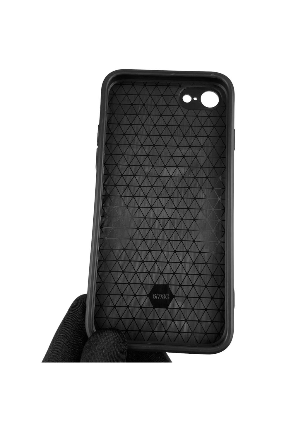 Чохол для iPhone 7 броньований з кільцем зі шторкою на камеру на айфон 7 чорний rg1 Apple (366019563)