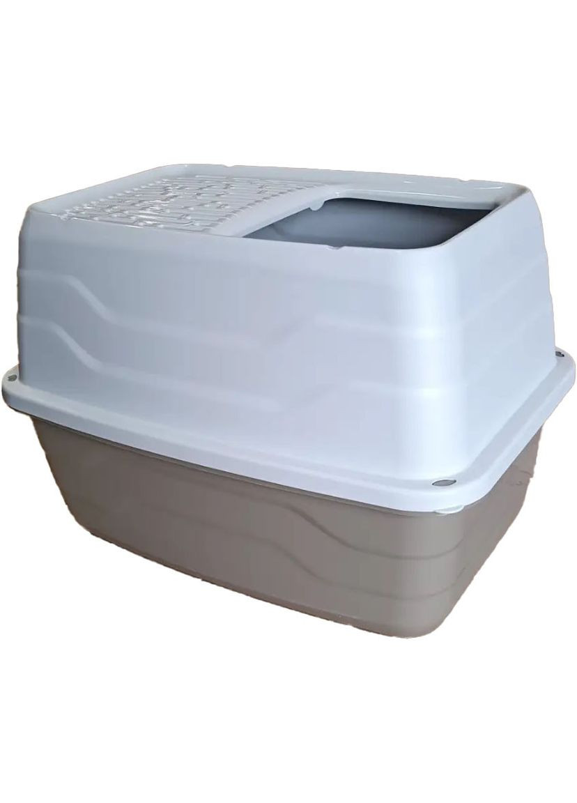 Туалет для кошек Georplast Salto с верхним входом, беж, 10525, 56х40х38 см No Brand (342322867)
