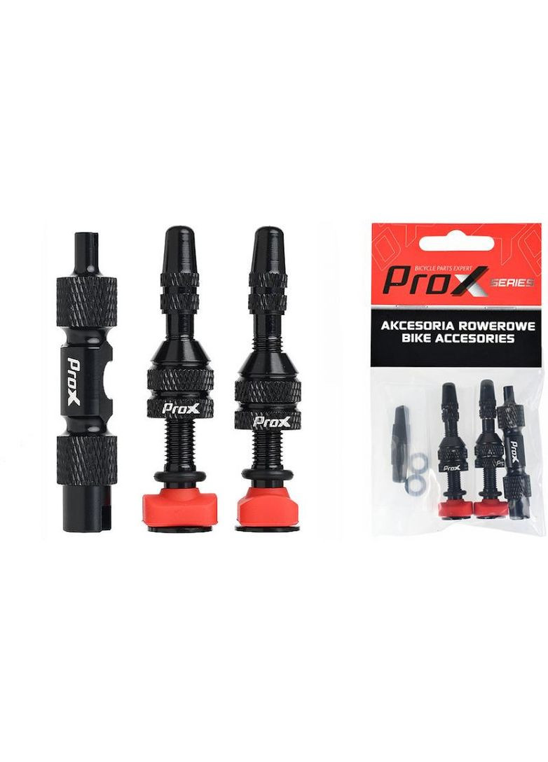 Ниппели Presta 2шт 40мм с ключом, для бескамерки (CPZ-0427) ProX (304792039)