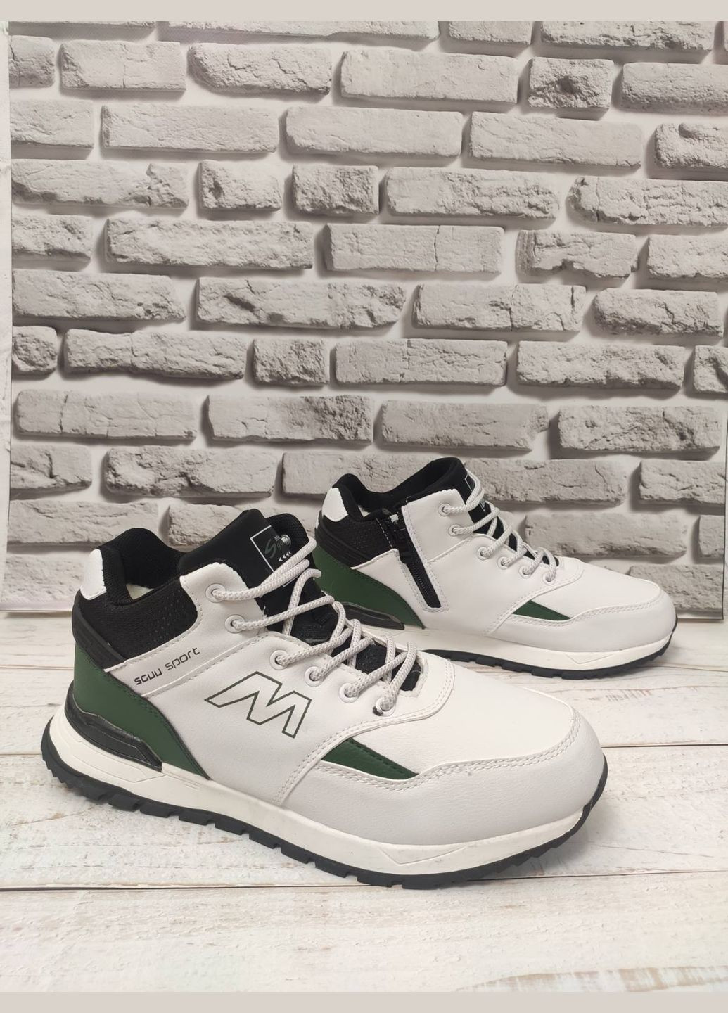 Белые зимние зимние кроссовки подростковые мужские Sayota