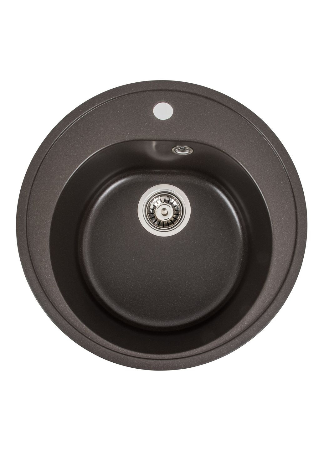 Гранитная мойка для кухни LUNA 510 матовая Темная скала Valeso (358059889)