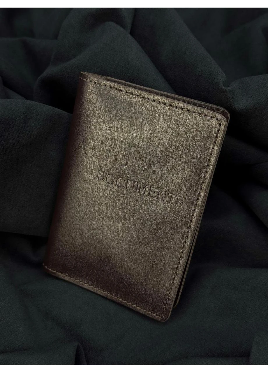 Обложка на авто документы, натуральная кожа(SL_SR034) No Brand (383374002)