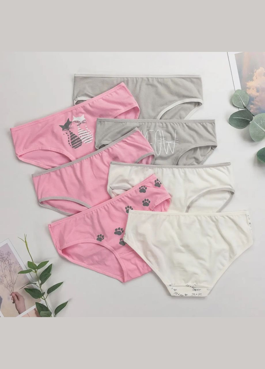 Набір підліткових трусиків-тижневок для дівчаток (7 шт.) Nicoletta Трусики (342119831)