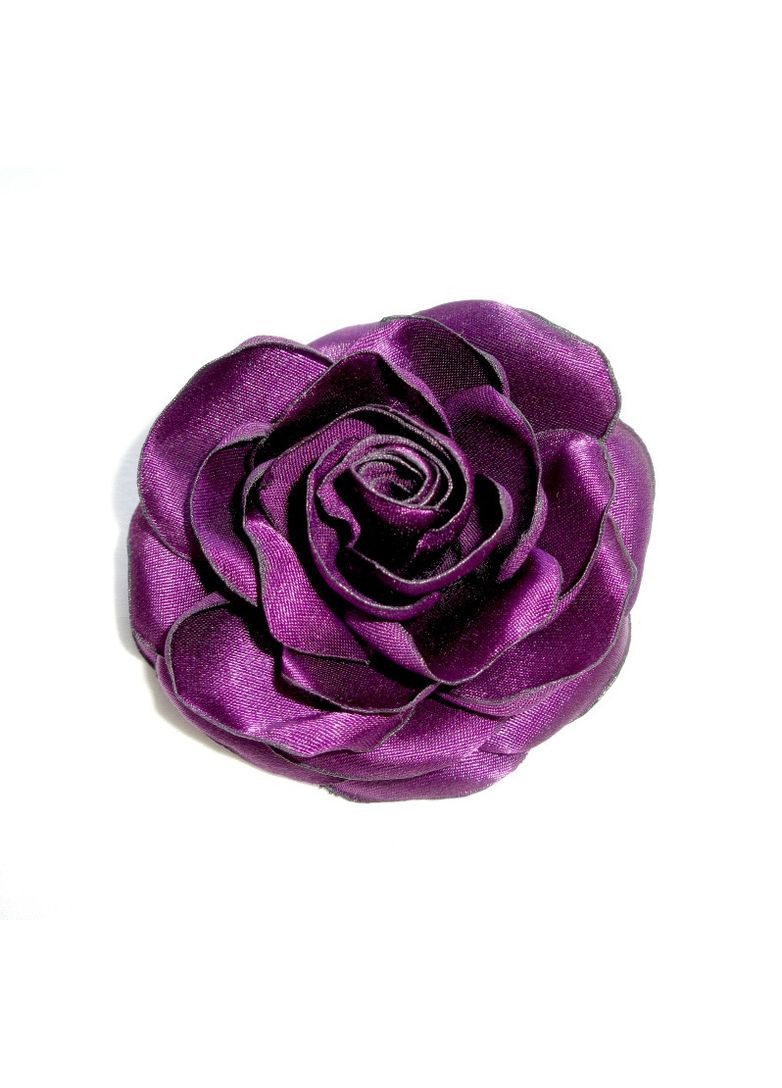Обруч для волос с цветком ручной работы текстиль "Фиолетовая роза" No Brand (349842693)