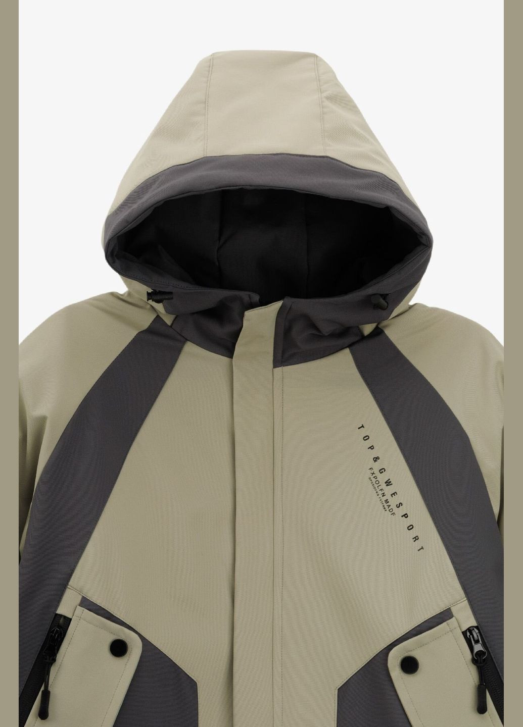 Оливкова демісезонна куртка для хлопчика b2432 158 см shop (2000990869883) Dinomin