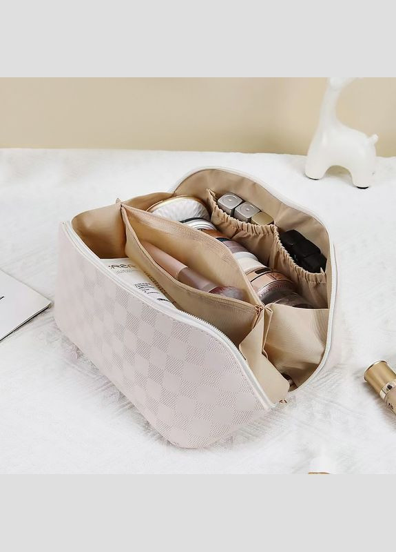 Женская косметичка BK-HZB-04 White несесер органайзер дорожная бьюти-кейс 6 шт. Lesko (352012096)