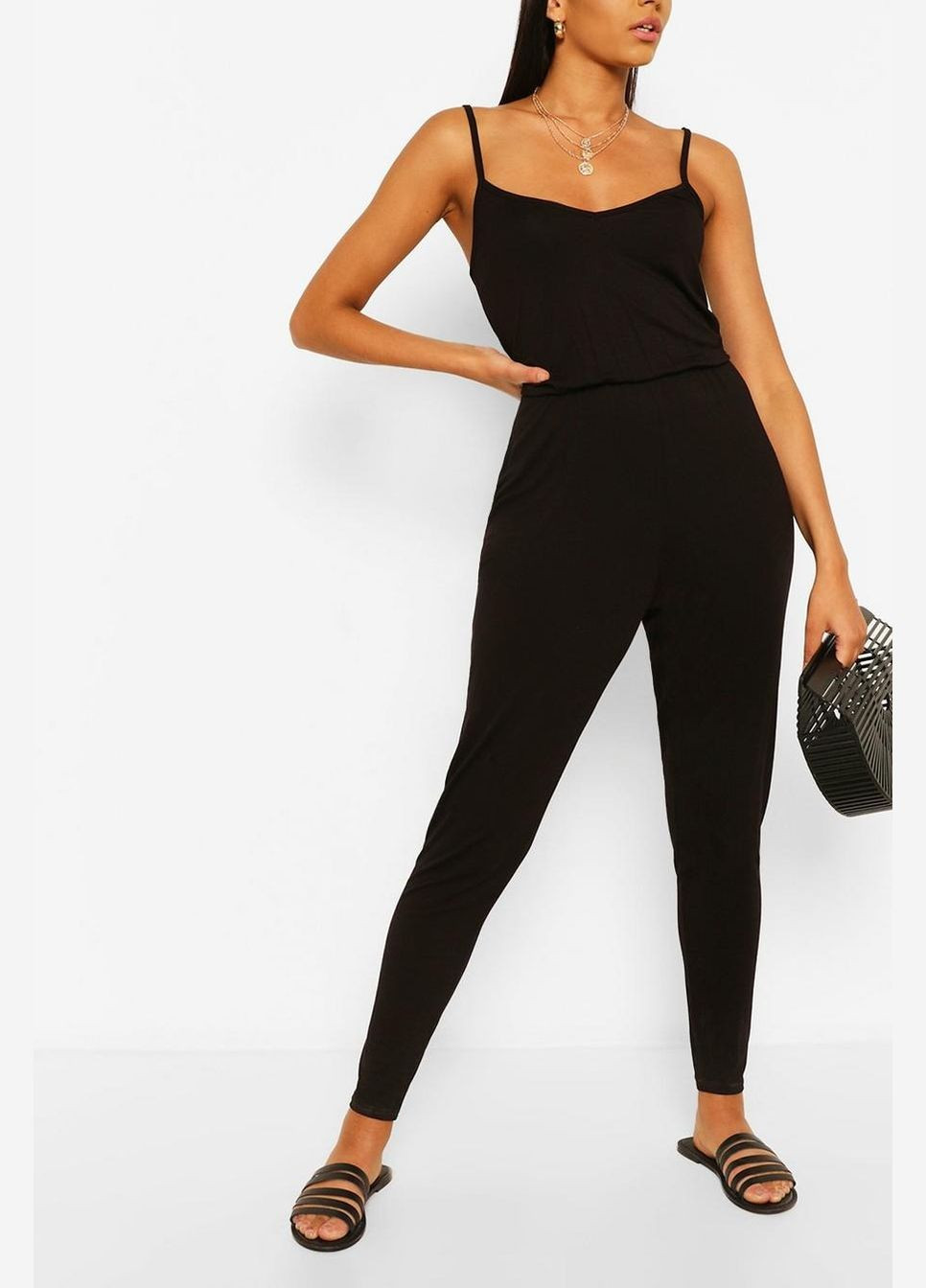 Комбинезон Boohoo чёрный