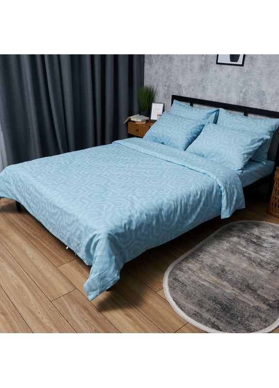 Комплект постельного белья Бязь Gold Люкс «» Полуторный Евро 160х220 наволочки 4х50х70 (MS-820005868) Moon&Star Arctic Glow (356115448)