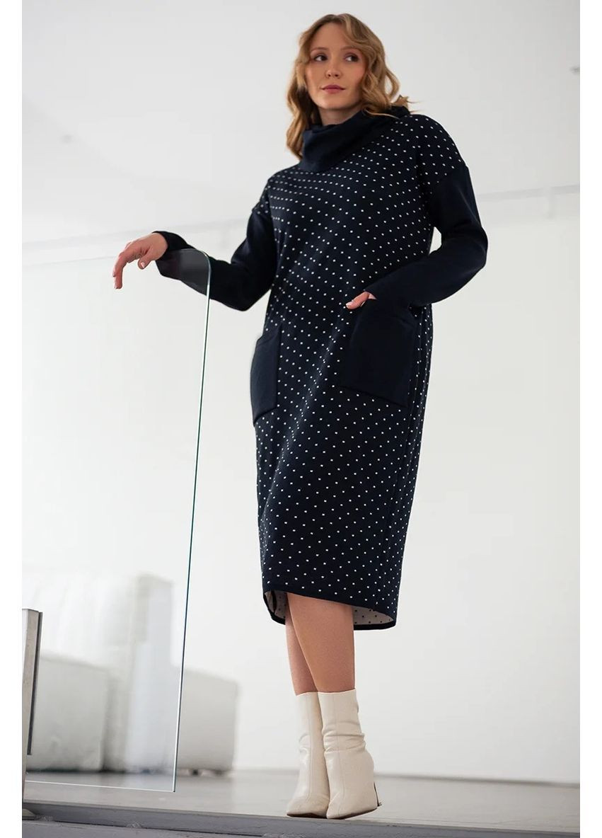 Темно-синя сукня, колір темно-синій Nita